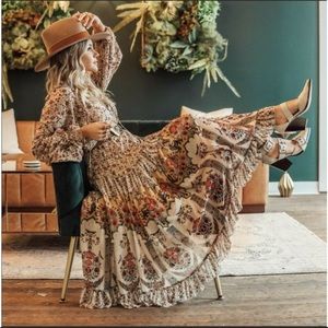 Free people feeling groovy maxi dress